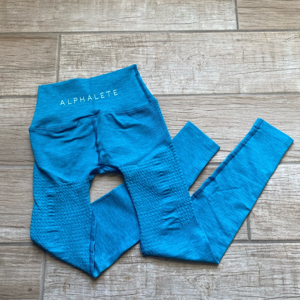 Alphalete Halo Leggings in Vivid Blue ~ New in Package - Picture 6 of 13